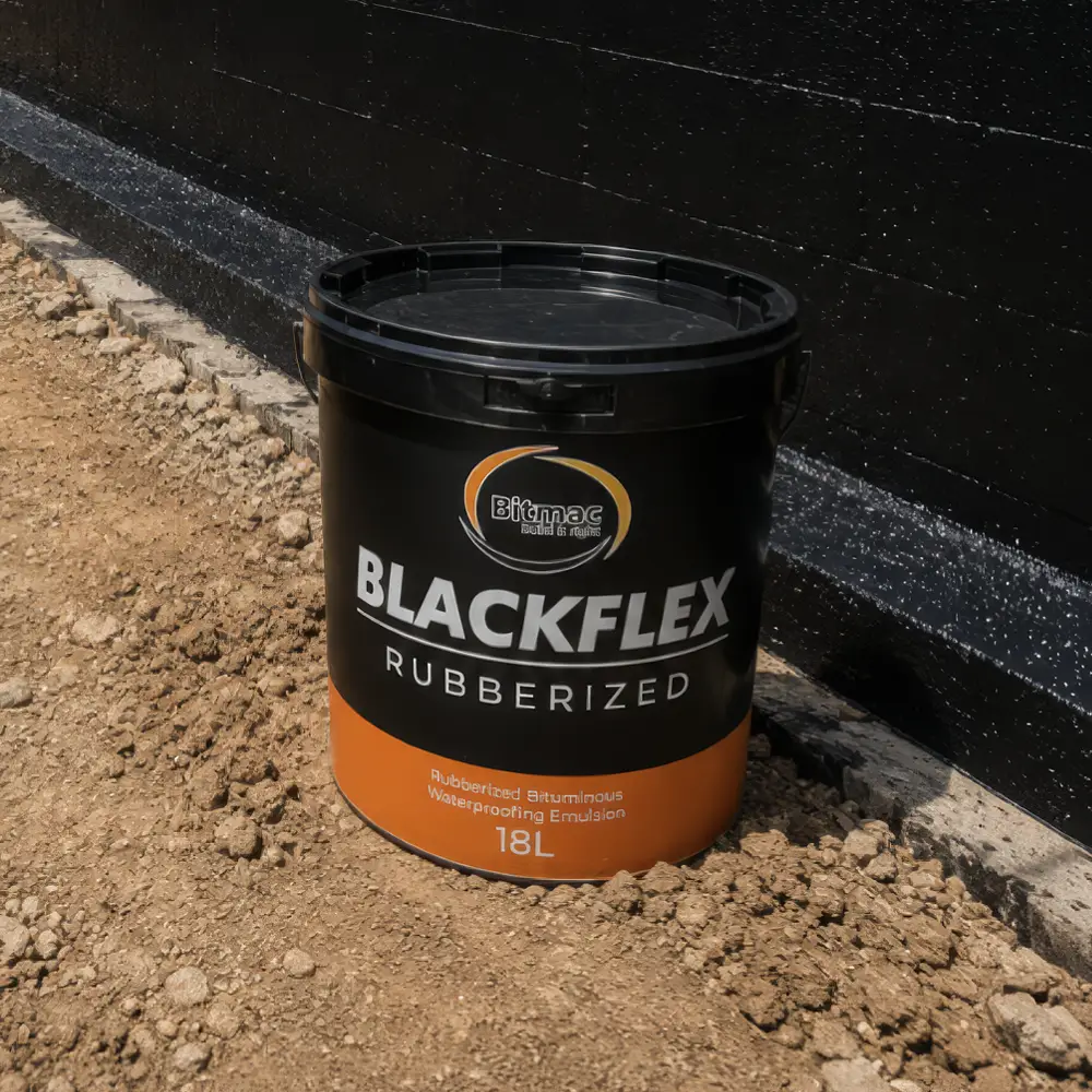 BLACKFLEX waterproofing emulsion for moisture and water protection